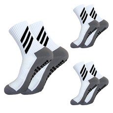 KUMIHANDS 防滑運動襪, 白色, 3套