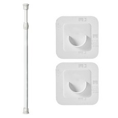World Clean 伸縮桿 + U型支撐架 2入組, 白色