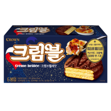 크라운 크램브륄레맛 초코 디처트, 192g, 1개