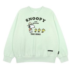 Jelistudio 兒童款 Peanuts 史努比與糊塗塌客健行大學T恤