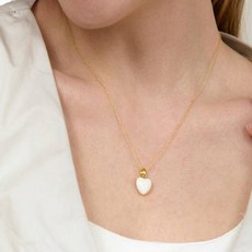 로아주 여성용 pop heart necklace