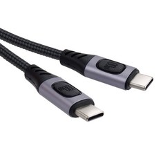 컴스 USB C타입-C타입 PD 100W 충전전용 메쉬 고속충전 케이블 IH332, 본상품선택, 2m, 1개