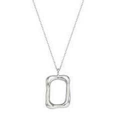 로아주 여성용 melting square necklace