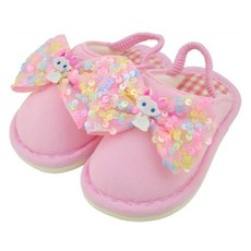 Cokobrain 女童款極光蝴蝶結室內襪套