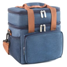 Roycamper 多用途 600D 雙層保冷袋 10L, 1個, 海軍藍