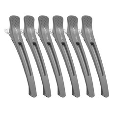 걸핀스 프리미엄 논슬립 실리콘쿠션 자국없는 미용헤어클립 대형 1523 6p