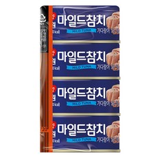 동원참치 마일드 참치, 90g, 4개