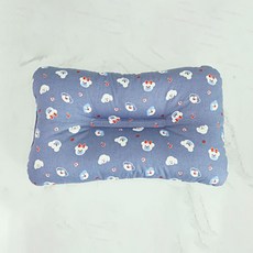 J-UNI 純棉幼童枕頭 含枕芯, 特尼藍