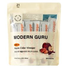 MODERN GURU 蘋果醋軟糖 21入, 1個, 315ml