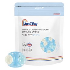 SwellDay 16週持香 8倍高濃縮 香水膠囊洗衣精 盛開花園香, 1個, 30入