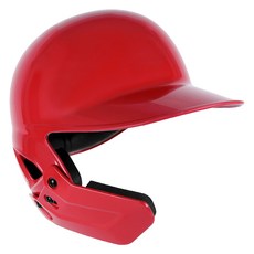 ZETT 單耳打擊頭盔 左打 BHLK-08 6400, 紅色, 1個