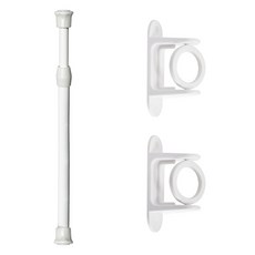 월드크린 압축봉 18~28cm + 브라켓 O타입 2p 세트