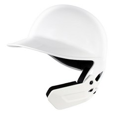 ZETT 單耳鬥士打擊頭盔 右打 BHLK-08 1100, 白色, 1個