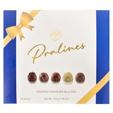 elit 伊莉特 Praliné綜合巧克力系列, 210g, 1個