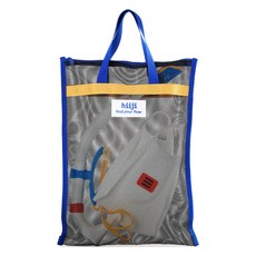 hiiji 短蛙鞋多用途網袋, 1個, 黑色 + 藍色