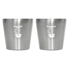 Kitchen U 兒童用暴龍不鏽鋼304雙層杯, 175ml, 2個, 混合顏色