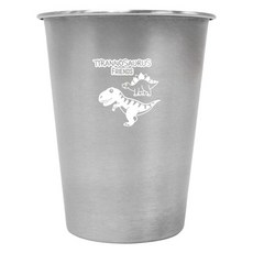 키친유 아동용 티라노 스텐 304 컵, 350ml, 1개, 혼합색상