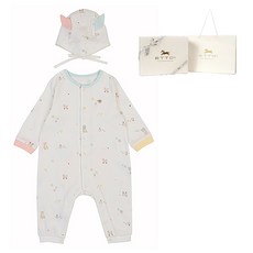 ETTOI 兒童款禮物用Hea宇宙服帽子組+購物袋