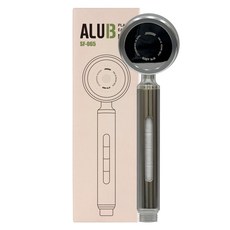 AQUADUO ALU13鋁製過濾蓮蓬頭 小型 SF-065, 1個, 混色
