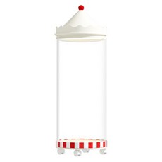 Bloom Home圓筒透明玩具娃娃收納盒, 單色, 1個