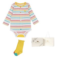 ETTOI 兒童送禮用 Palette ST 包屁衣襪子套組 + 購物袋