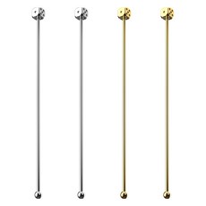 바겐슈타이거 스텐304 홈 바텐딩 다이스 머들러 2종 x 2p 세트, 실버, 골드, 1세트