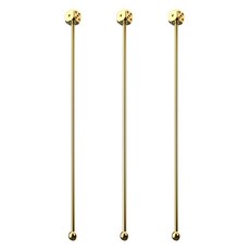 바겐슈타이거 스텐 304 홈 바텐딩 다이스 머들러, 골드, 3개