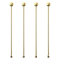 바겐슈타이거 스텐 304 홈 바텐딩 다이스 머들러, 골드, 4개