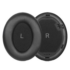 SPACE SHIELD Sennheiser Momentum 4 藍牙無線耳機相容耳墊 襯墊 保護套 兩側配戴組, 1套, 黑色, 單一商品