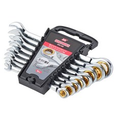 케이디와이 기어렌치 8종 세트 KRG-08S, 1세트