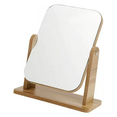 Finest One 木質旋轉桌鏡 Small 17 x 20 x 8 cm, 復古木色