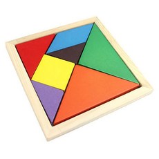 B2WIN Toy Bin時尚原木拼圖 06, 1個, 混色, 2人