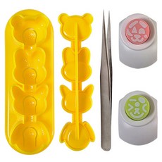 Cuteme e-home baking Cuteme 迷你 熊 兔子 貓 狗 飯糰 4入組, 1套, 混合色