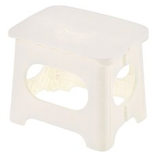 comet 塑膠便攜摺疊凳, 象牙色, 1個