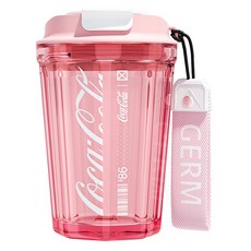 점 코카콜라 옥타곤 트라이탄 텀블러, 캔디핑크, 390ml, 1개