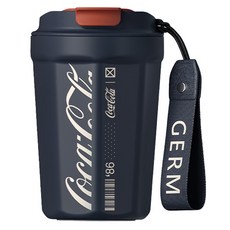 점 코카콜라 옥타곤 진공 텀블러, 네이비블루, 390ml, 1개