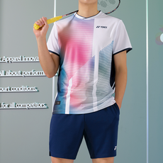 yonex 男款羽球服上下套裝 243TS023M
