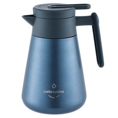 bella cuisine 茶濾網咖啡壺茶壺, 700ml, 藍色, 1個