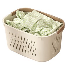 多功能把手洗衣籃, 米色