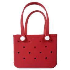 Monde Spot EVA 配件 DIY 防水果凍舒適包 YY57482, 紅色
