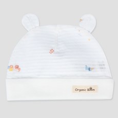 Organic Boom 幼兒款青色大海蛇皮夏季小熊帽