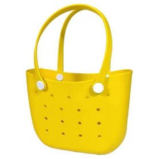 Monde Spot EVA 配件 DIY 半月形防水果凍舒適包 YY57483, 黃色