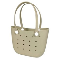 Monde Spot EVA 配件 DIY 半月形防水果凍舒適包 YY57483, 米色