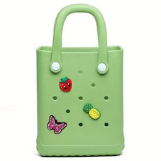 Mondeuspot EVA 配件 DIY 迷你防水果凍舒適包 YY57484, 綠色