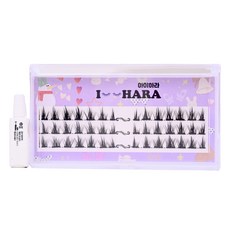 아이하라 아이돌래쉬 속눈썹 세트, 1세트, 블랙