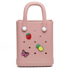 Mondeuspot EVA 配件 DIY 迷你防水果凍舒適包 YY57484, 粉紅色