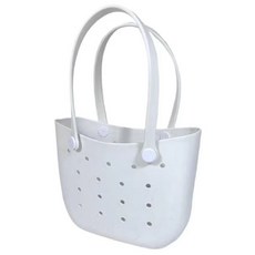 Monde Spot EVA 配件 DIY 半月形防水果凍舒適包 YY57483, 白色