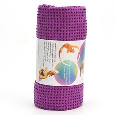 Togram Plus 加厚瑜珈巾, 紫色, 1個