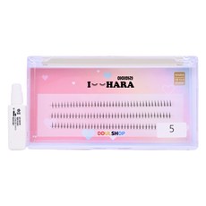 IHara 下睫毛 5mm, 黑色, 1個