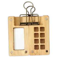 Clover 商社 便攜式迷你調色盤 原木米色, 8格, 1個